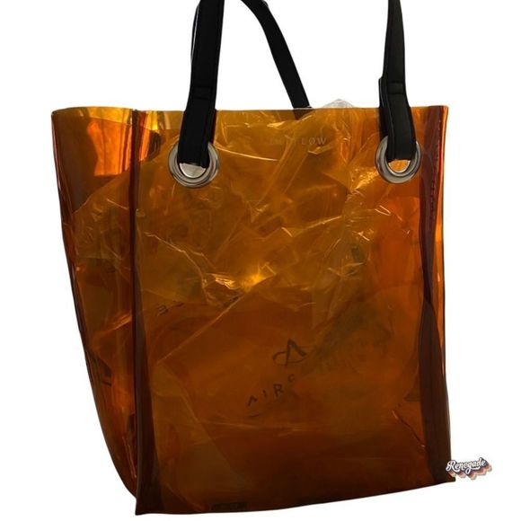 bayflow Handbags - Bayflow Clear Plastic Tote Medium
